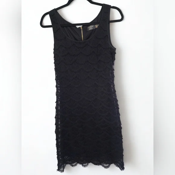Guess | Dresses | Guess Black Sleeveless Sheath Mini Dress | Poshmark